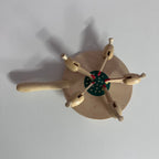 Wooden Pecking Hens Toy