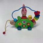 Wooden Maze - Roller Coaster Beads - Pull Along Turtle