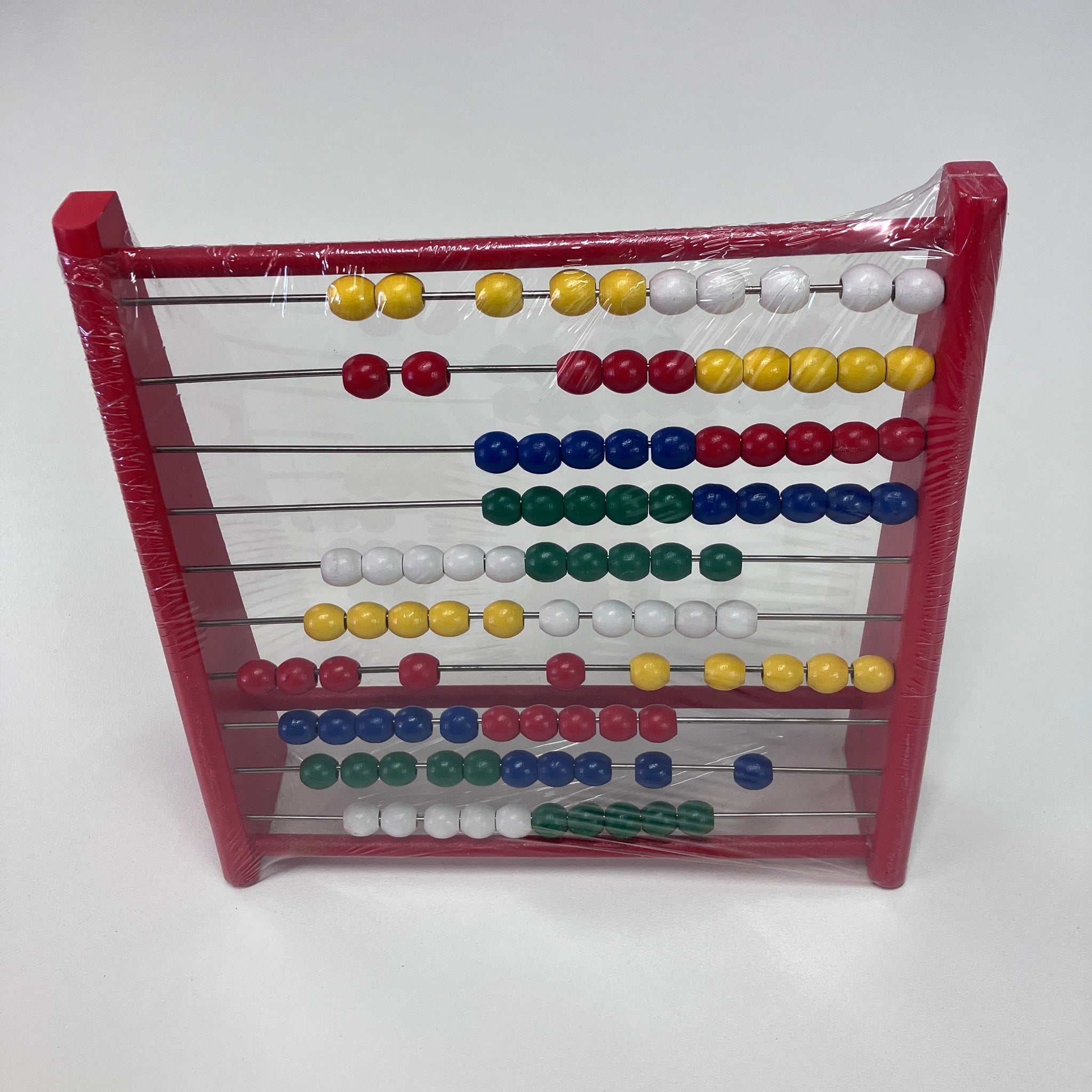 Wooden Abacus - Red - 10 Rows