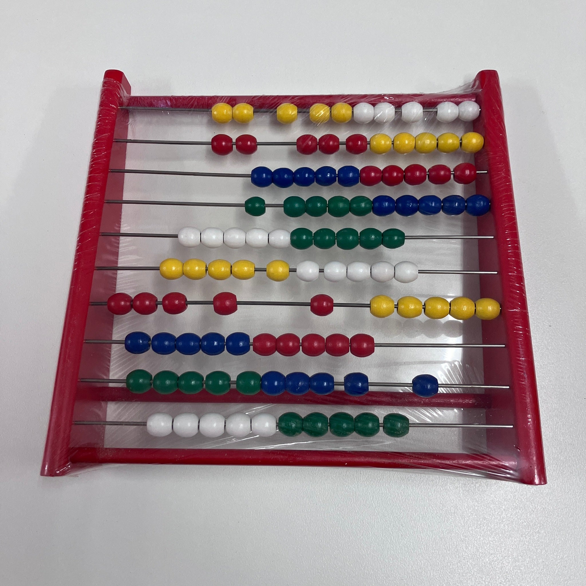 Wooden Abacus - Red - 10 Rows