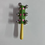 Wooden Bell Stick - Assorted Flower Designs