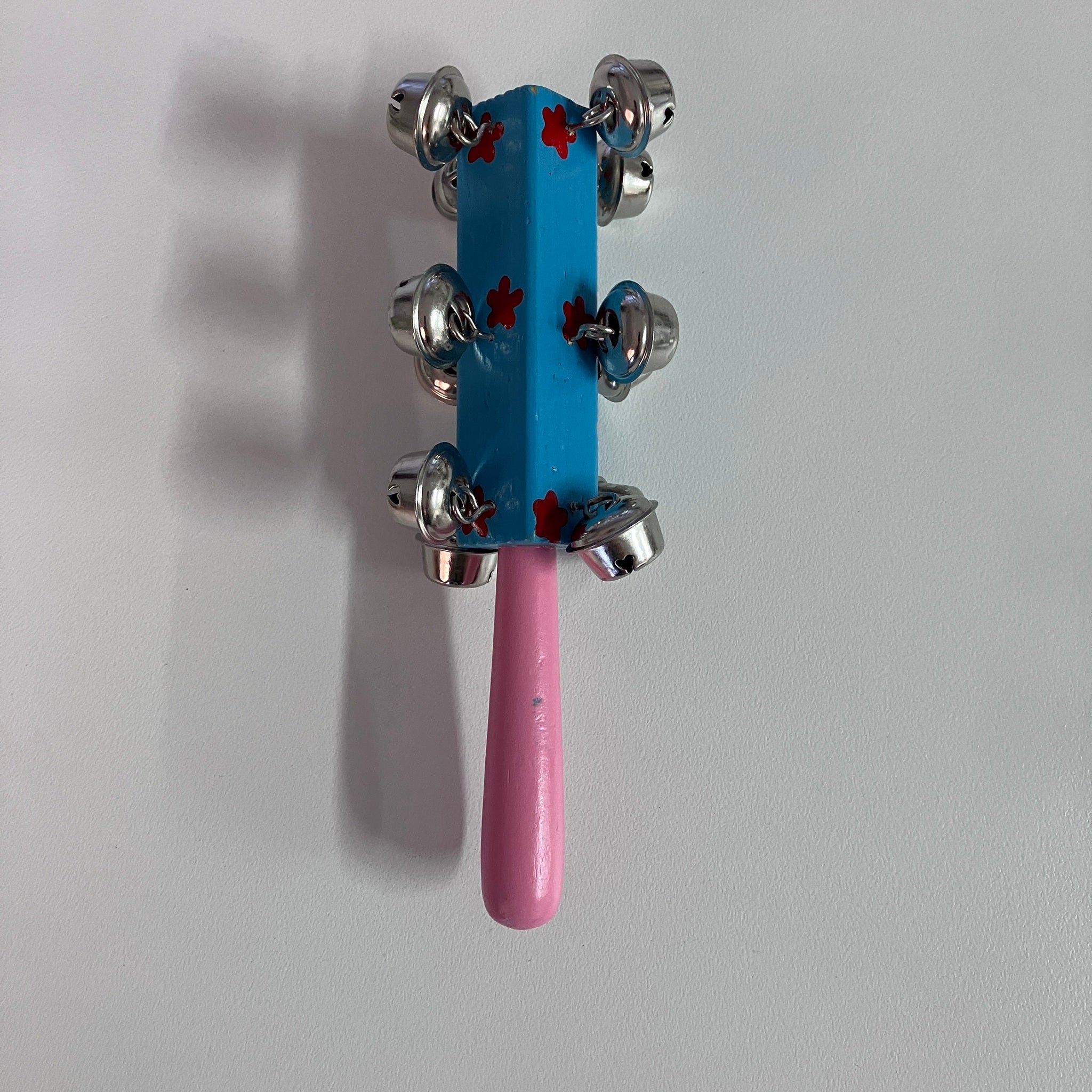 Wooden Bell Stick - Assorted Flower Designs