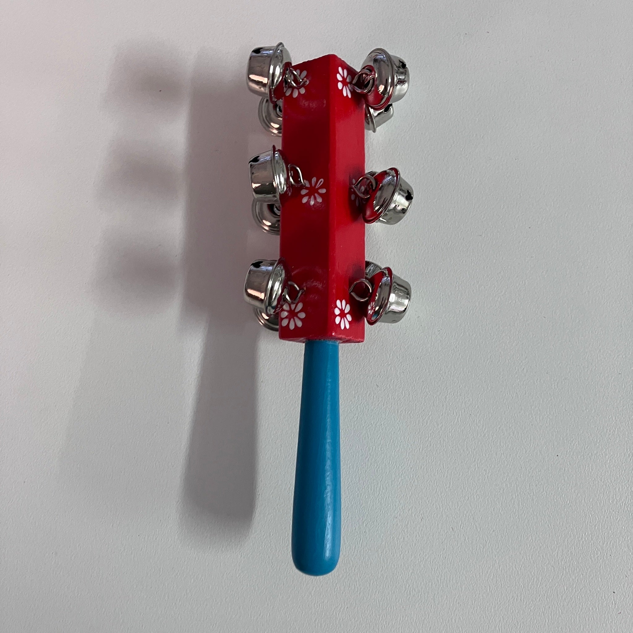 Wooden Bell Stick - Assorted Flower Designs