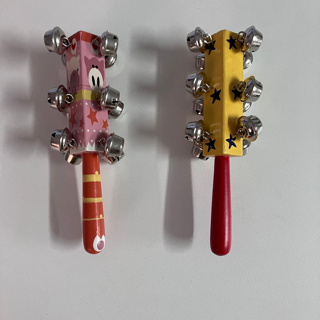 Wooden Bell Stick - Assorted Designs