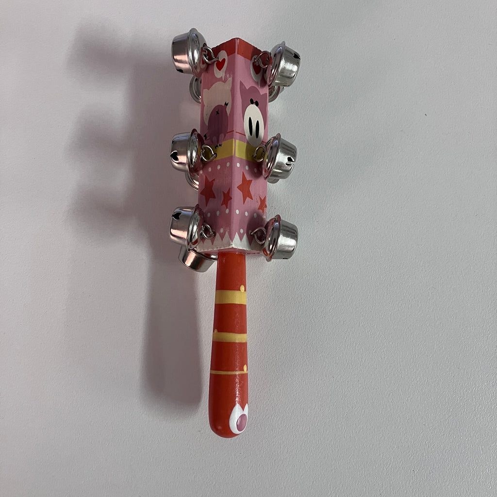 Wooden Bell Stick - Assorted Designs