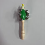 Wooden Bell Stick - Clown - Assorted Designs