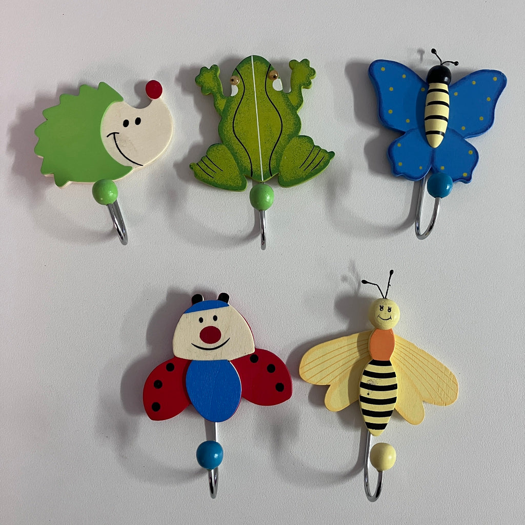 Wooden Coat Hooks - Assorted Designs