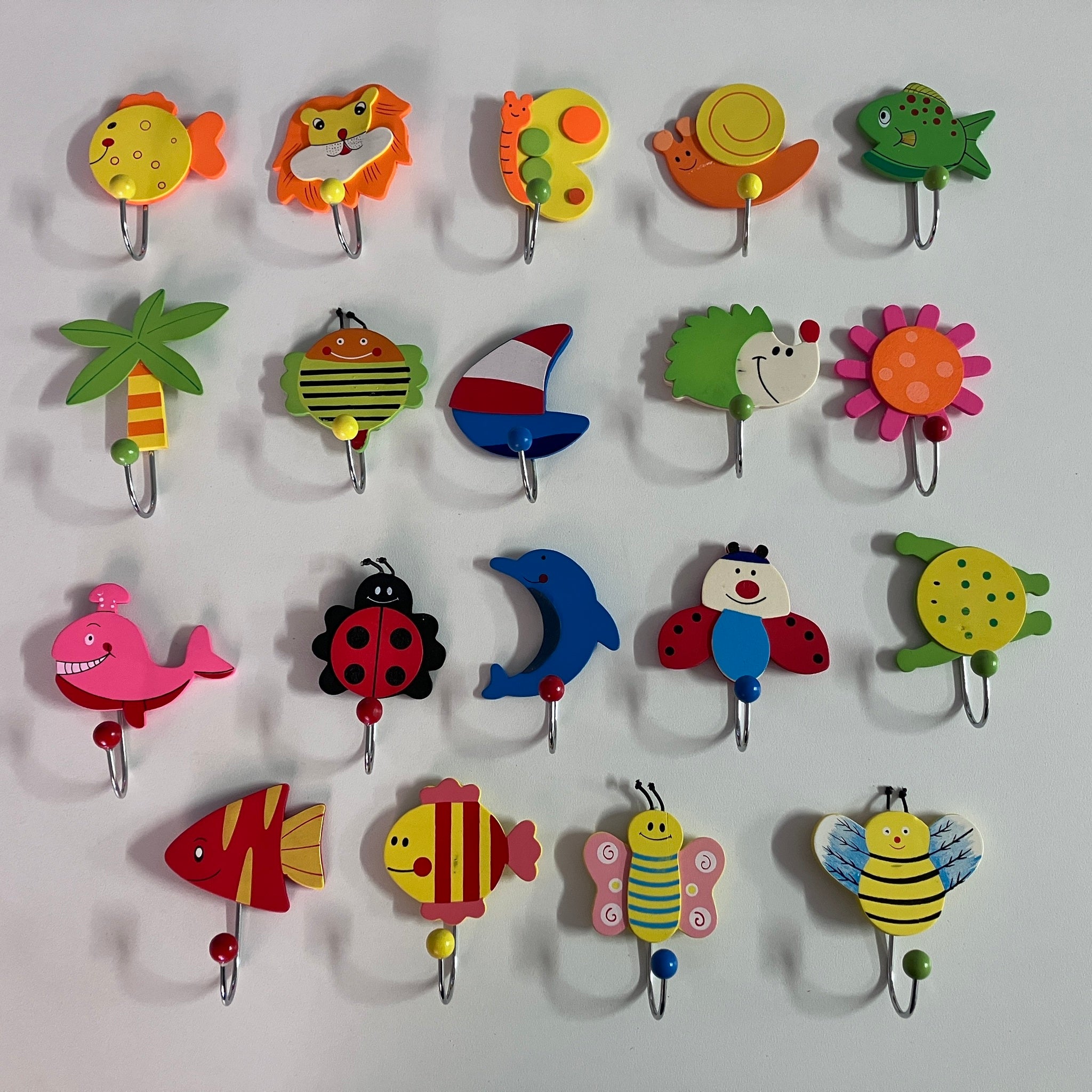 Wooden Coat Hooks - Assorted Designs