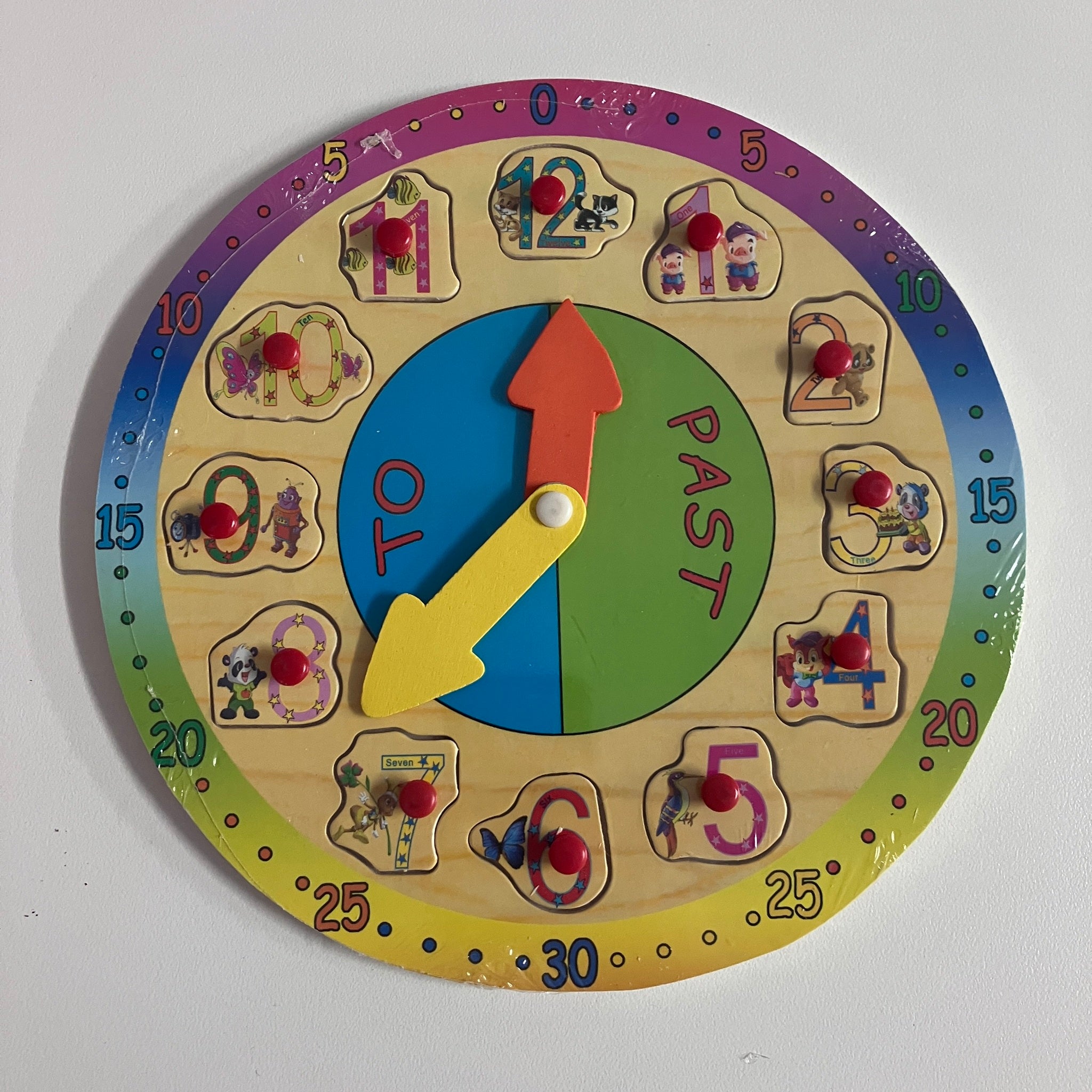 Wooden Puzzle - Small Clock