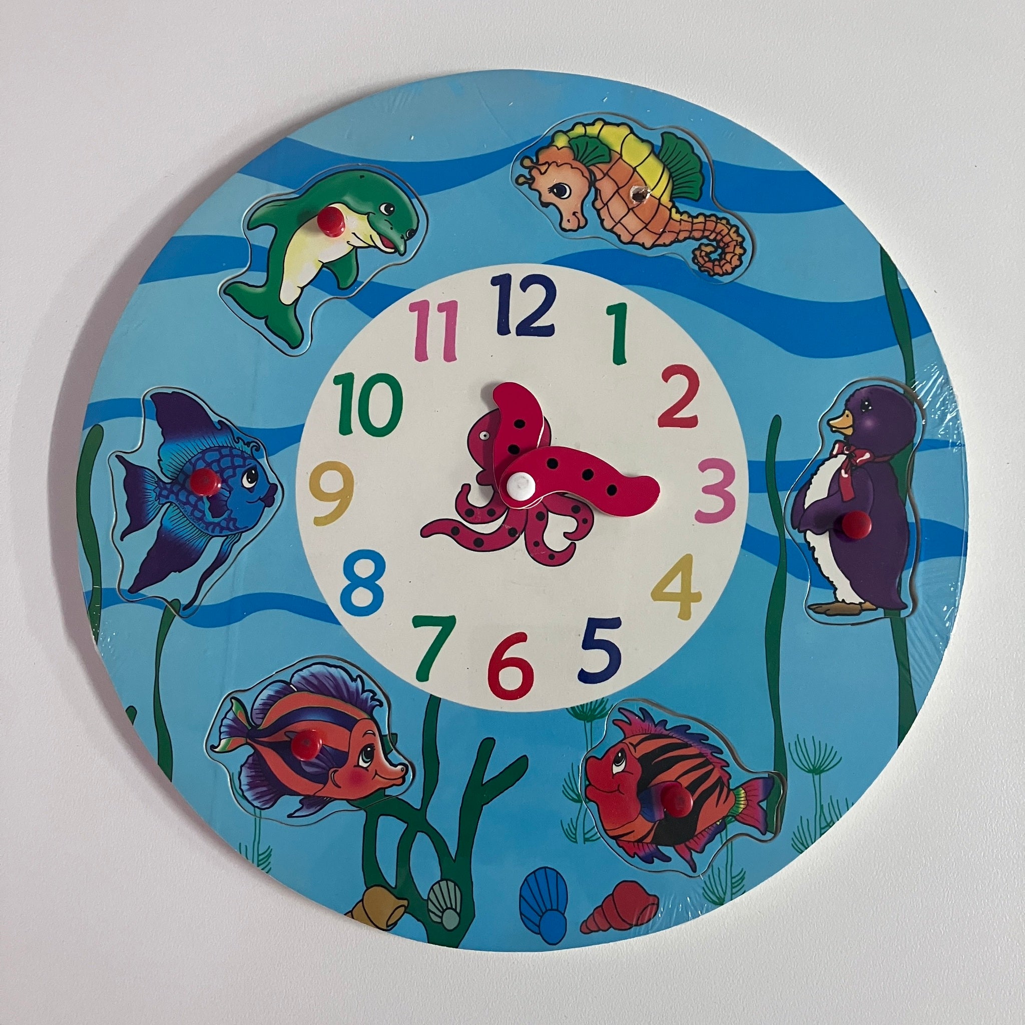 Wooden Puzzle - Sealife Clock