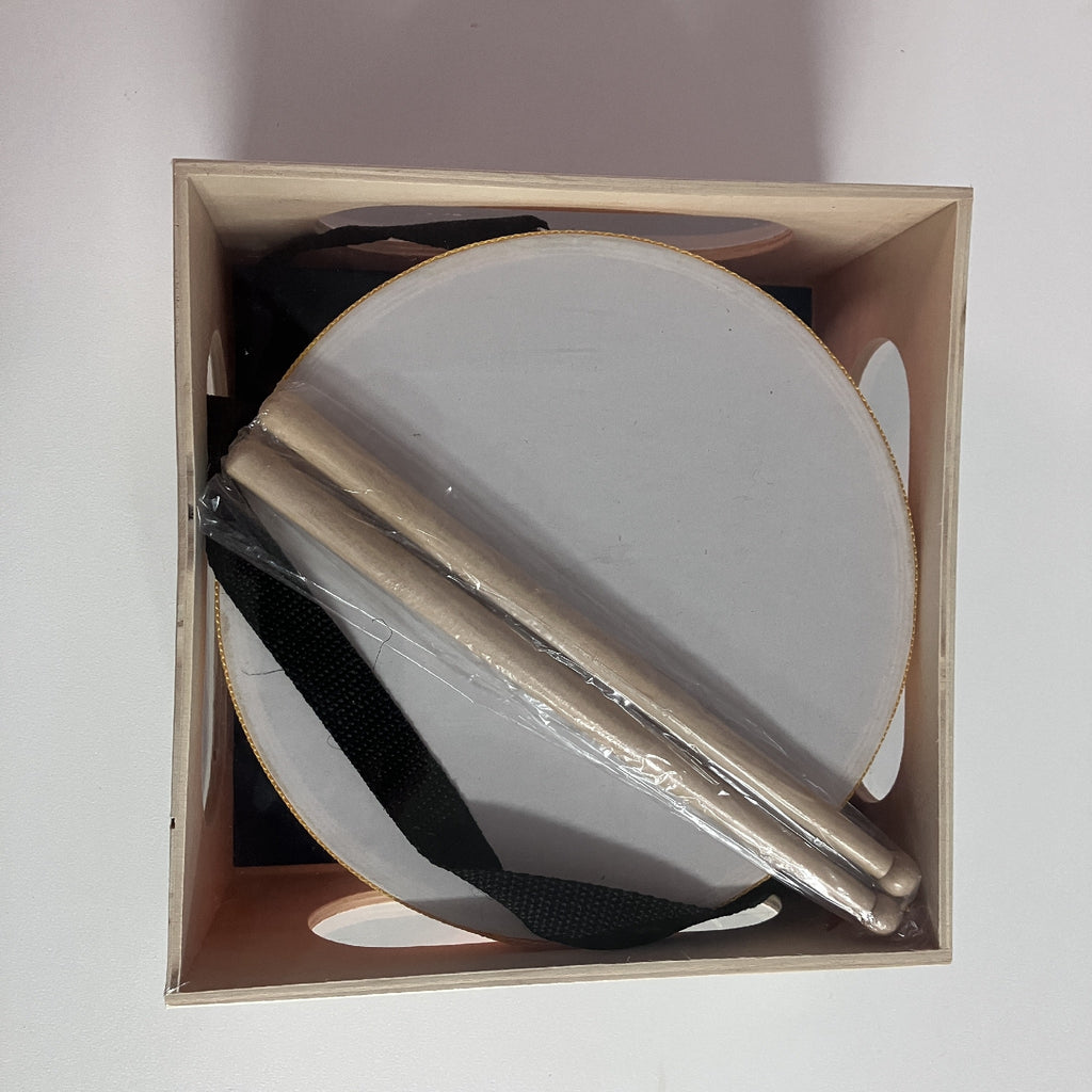 Wooden Drum in Wooden Box - Ladybird