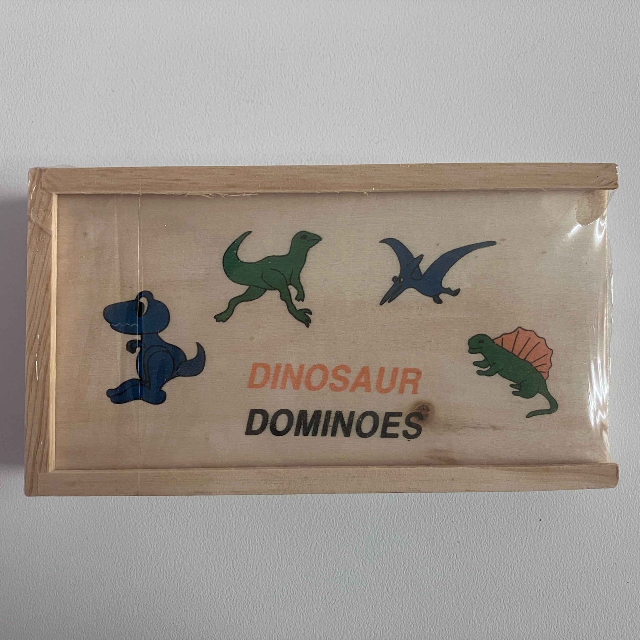 Wooden Dominoes - Dinosaur