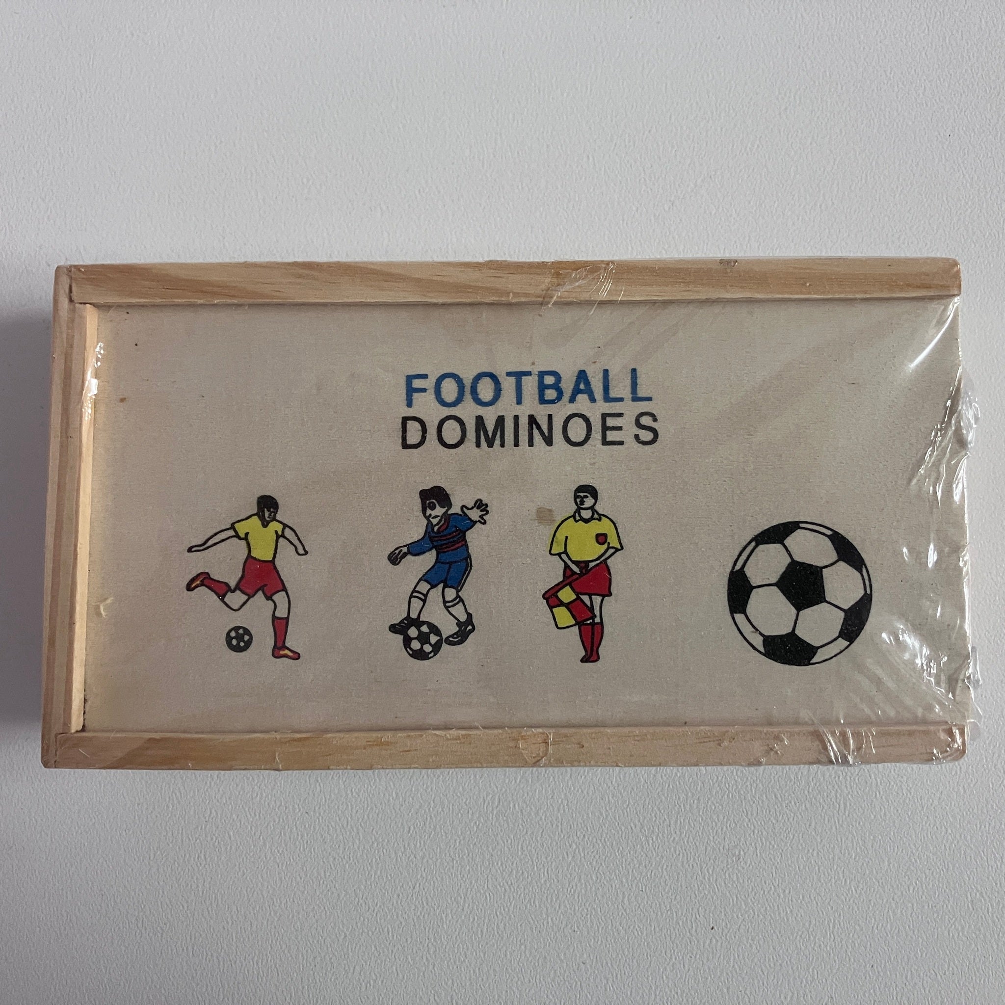 Wooden Dominoes - Football