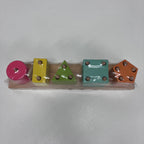 Wooden Geometry Stacker - Shapes