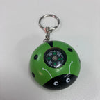 Wooden Keyring with Compass - Assorted Designs