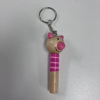 Wooden Keyring with Whistle - Animals - Assorted Designs