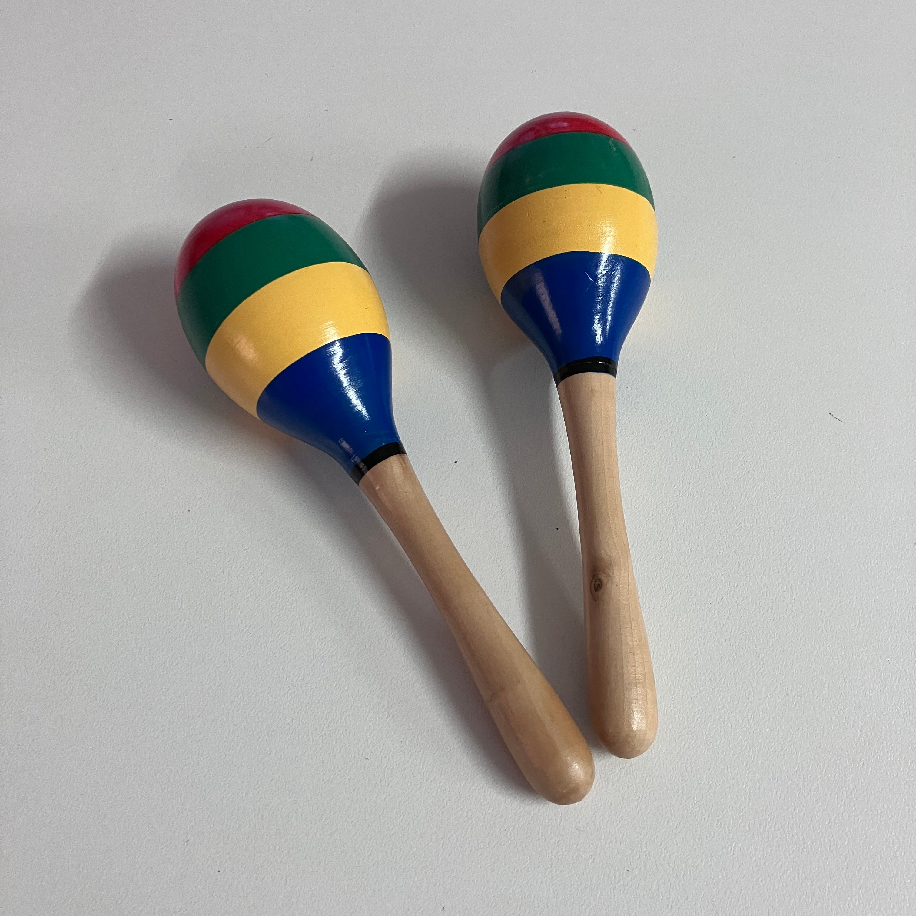 Wooden Maracas - 20cm - RGYB