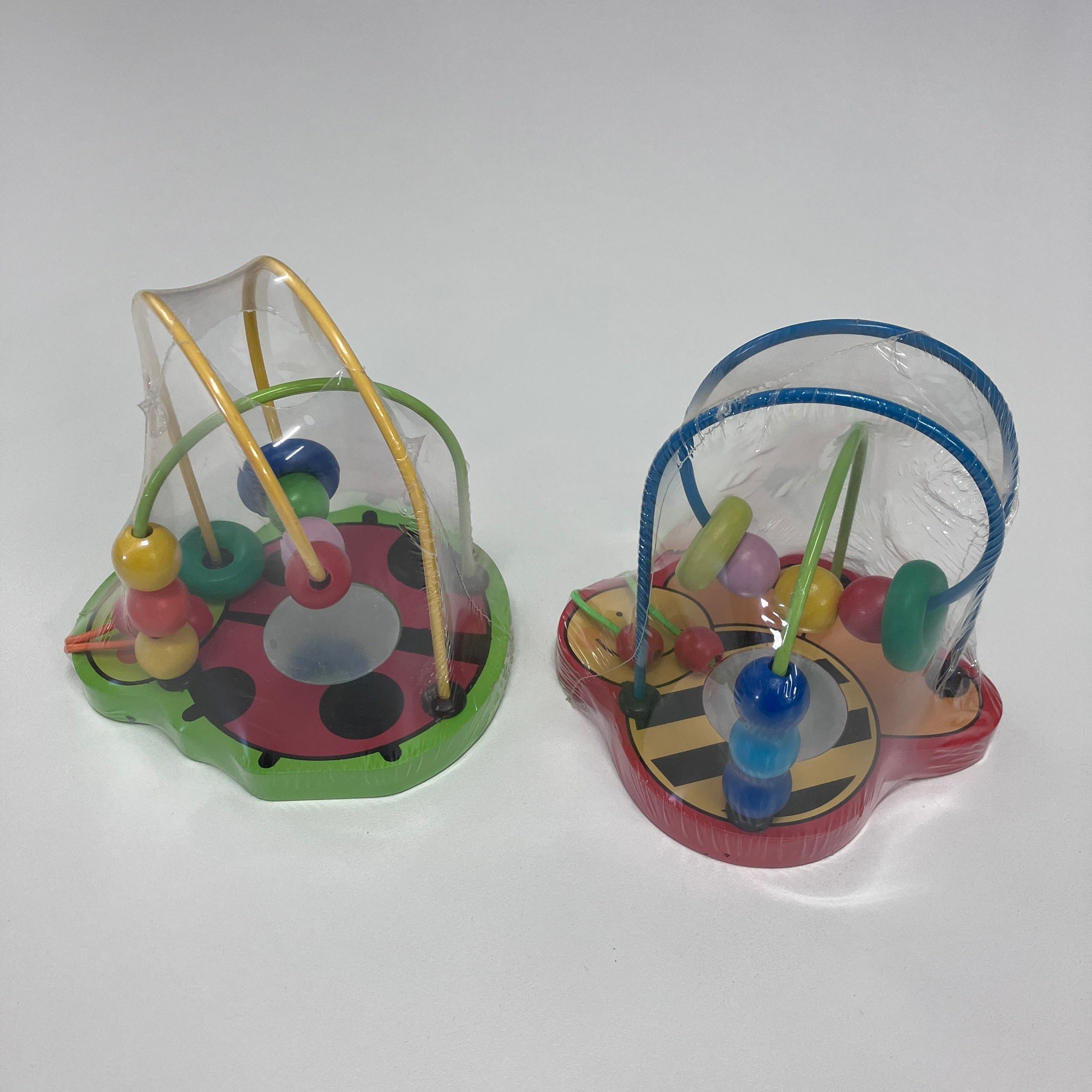 Wooden Maze - Roller Coaster Beads - Insects - Assorted Designs