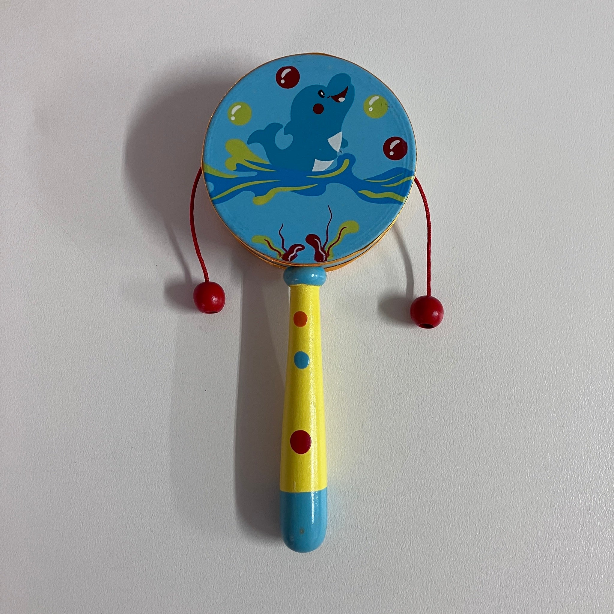 Wooden Rattle Drum - Assorted