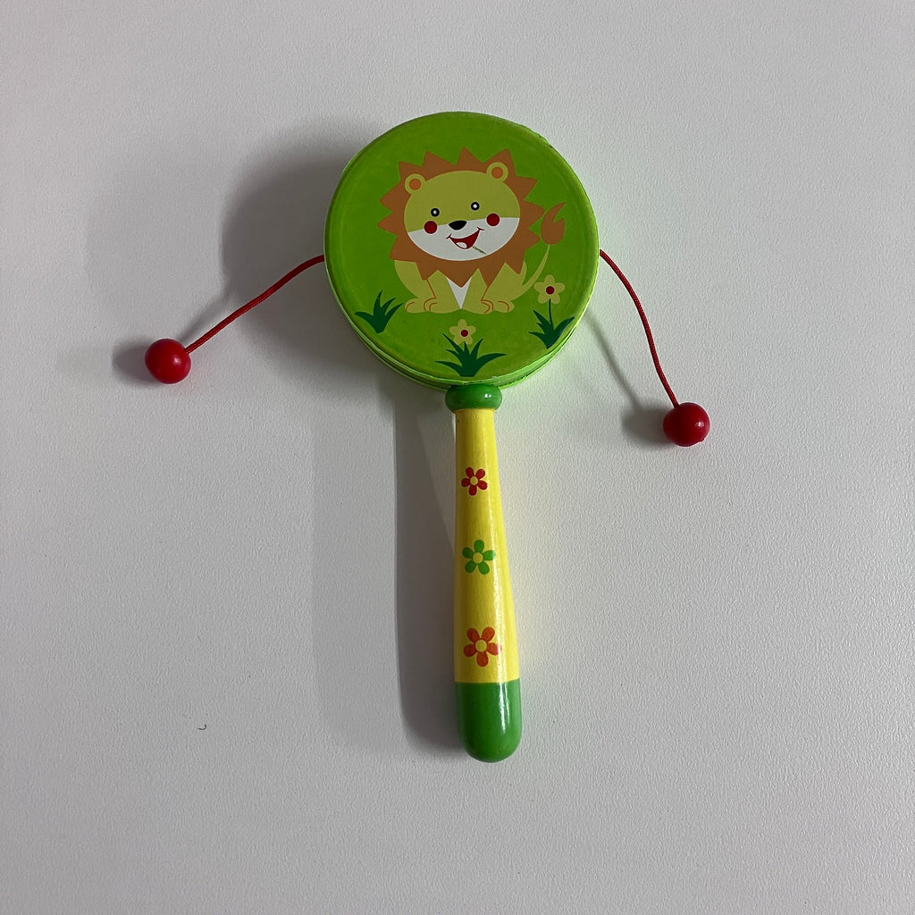 Wooden Rattle Drum - Assorted