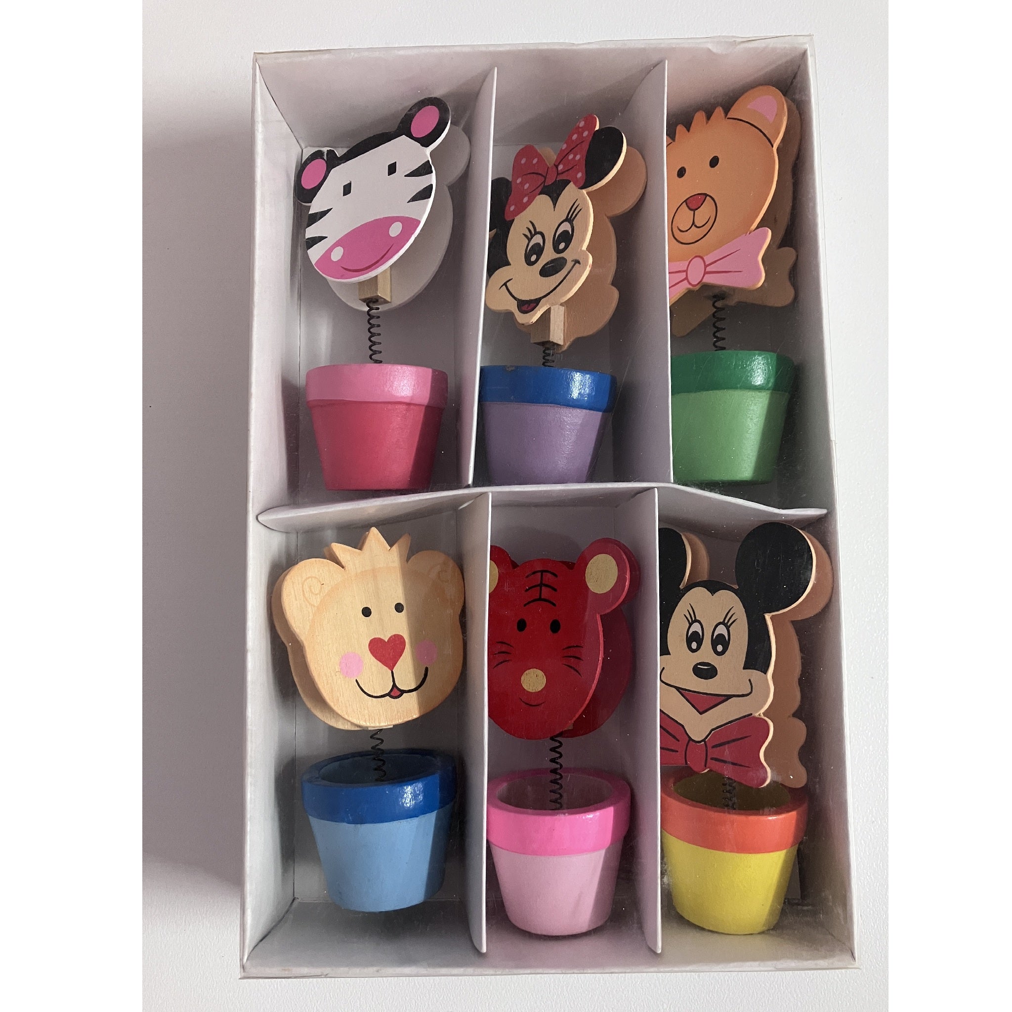 Wooden Message Clip Pot Set