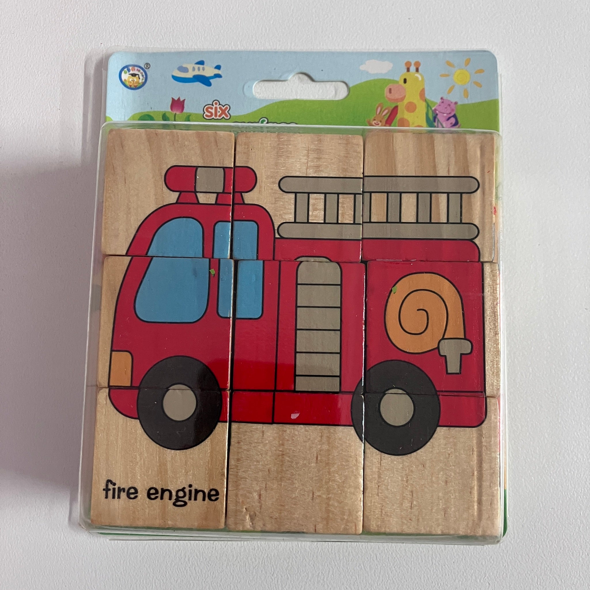Wooden Cube Block Puzzle - Assorted Designs