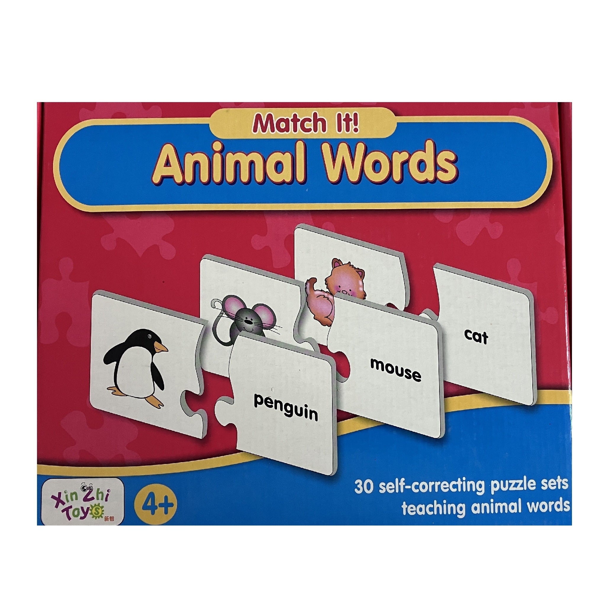Match It Puzzle Sets - Animal Words
