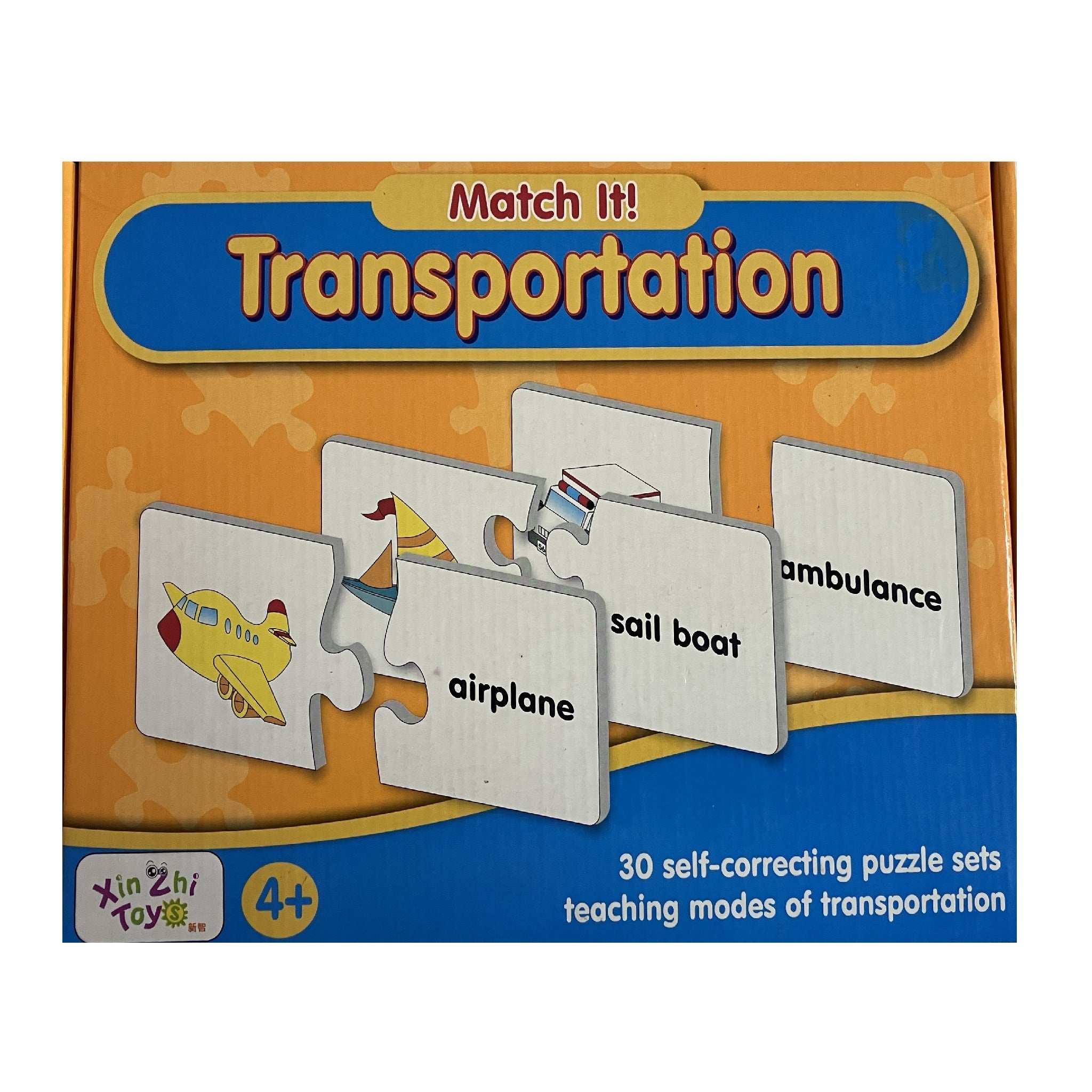 Match It Puzzle Sets - Transportation