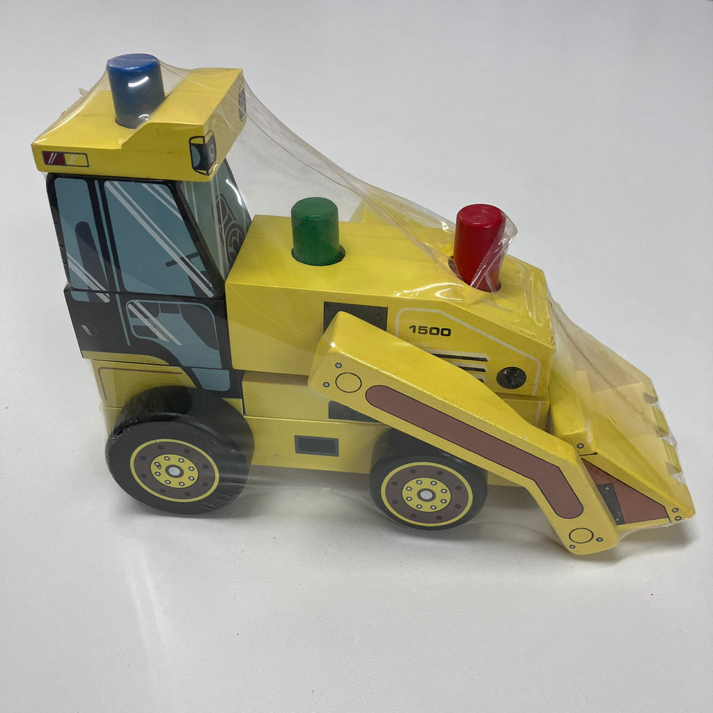 Wooden Stacking Construction Vehicles - Melissa & Doug - Digger