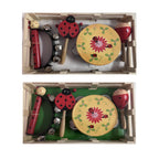 Music Set in Wooden Box - Small - Ladybird Set 1