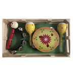 Music Set in Wooden Box - Small - Ladybird Set 2