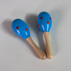 Wooden Maracas - 11cm - Assorted Designs