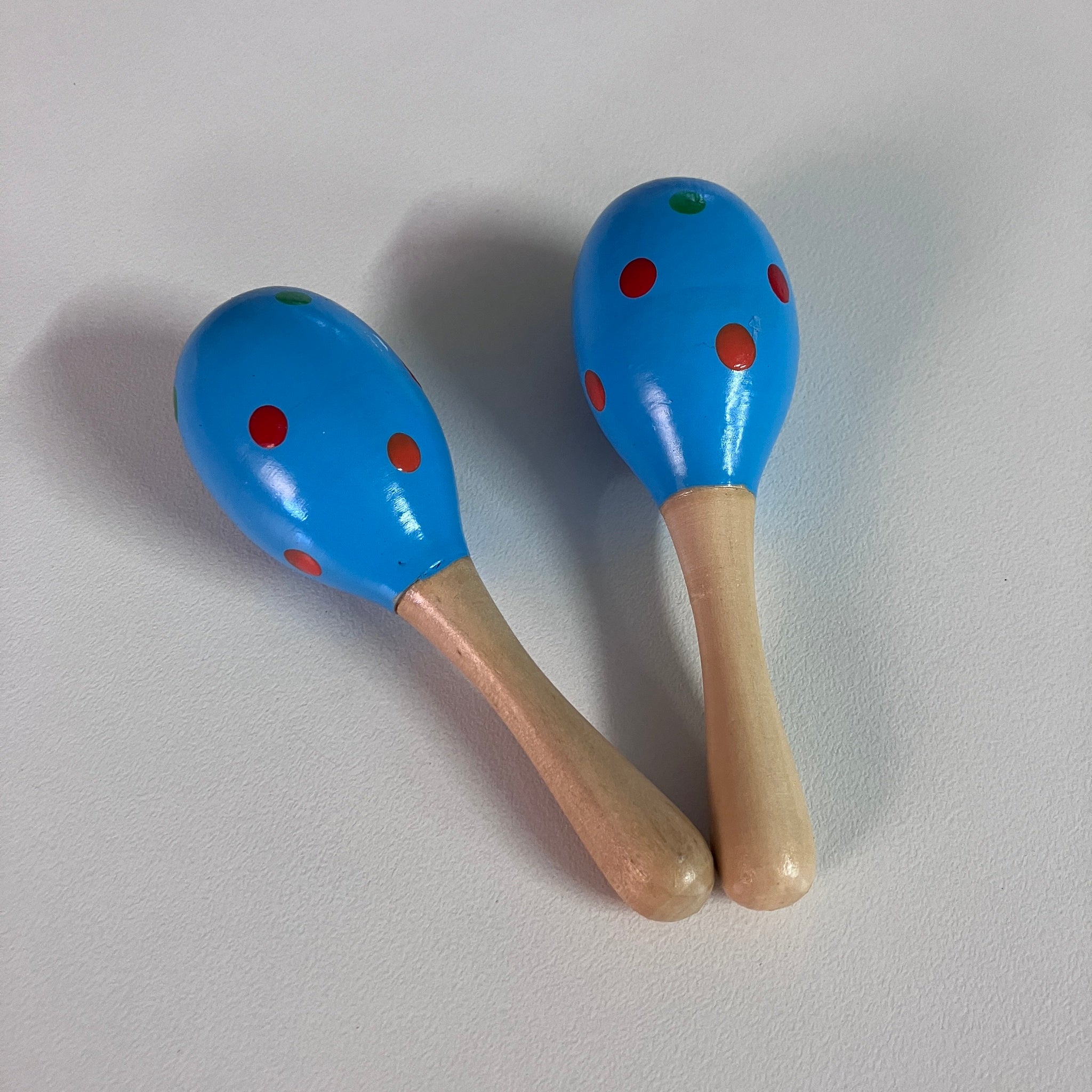 Wooden Maracas - 11cm - Assorted Designs