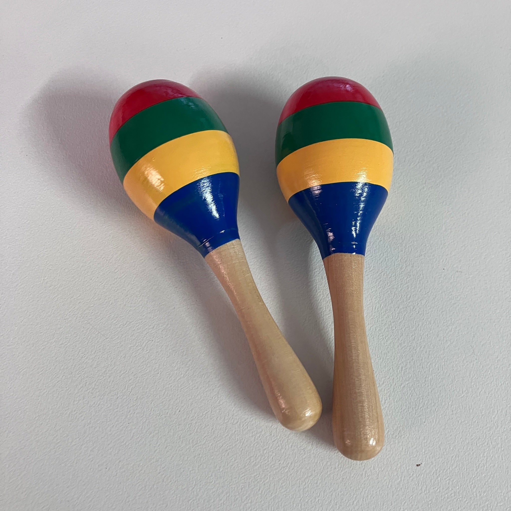 Wooden Maracas - 11cm - Assorted Designs