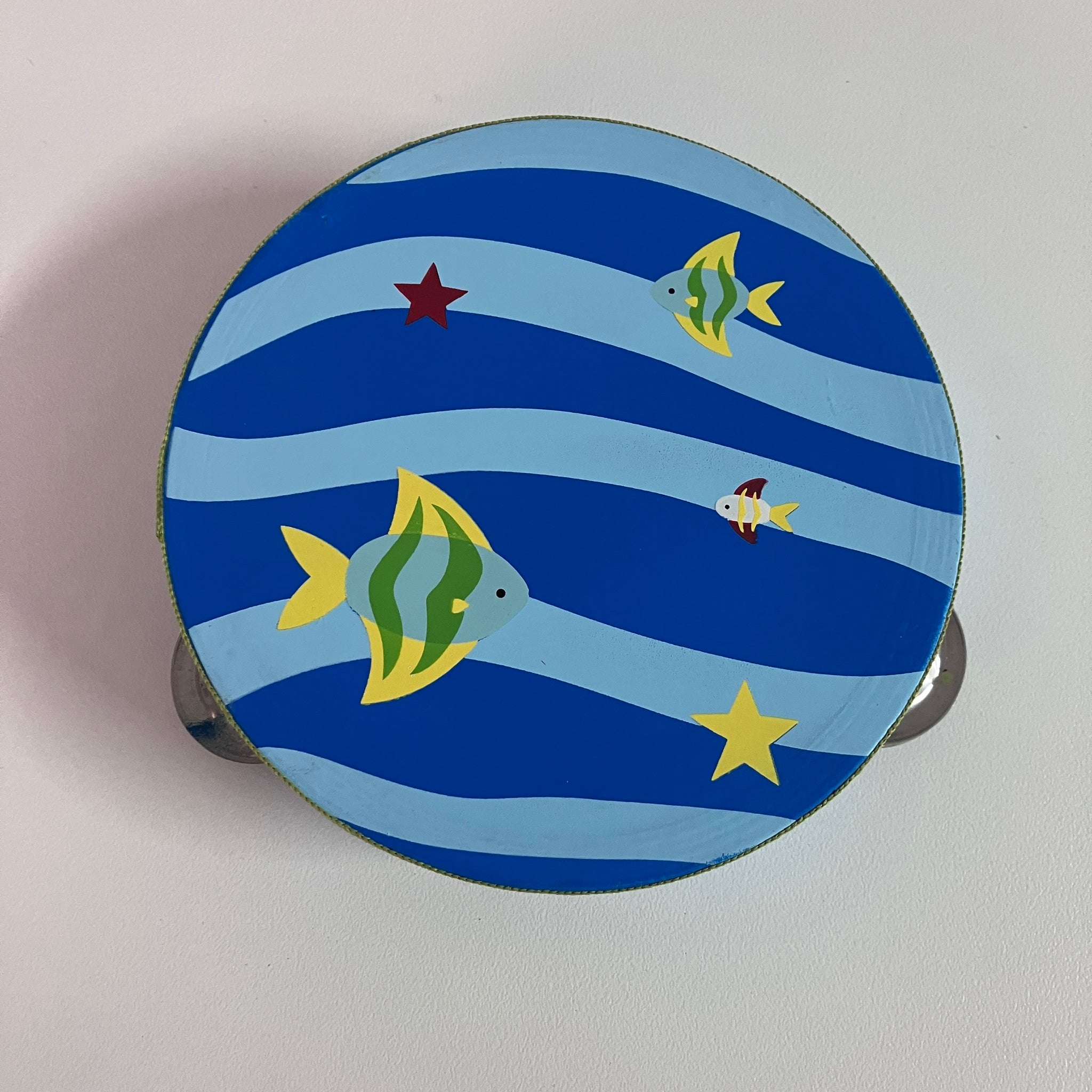Wooden Tambourine - Sea