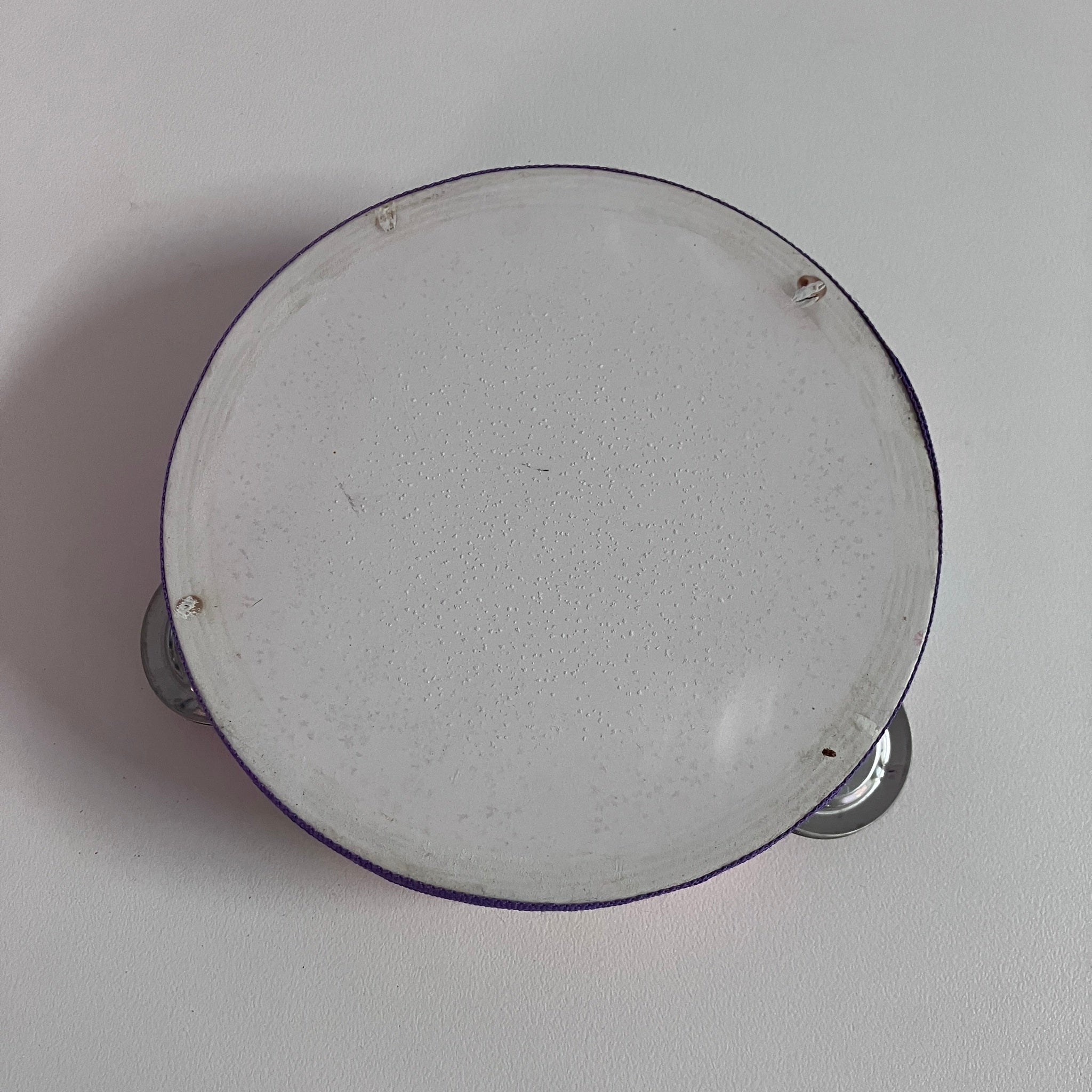 Wooden Tambourine  - Purple Pink