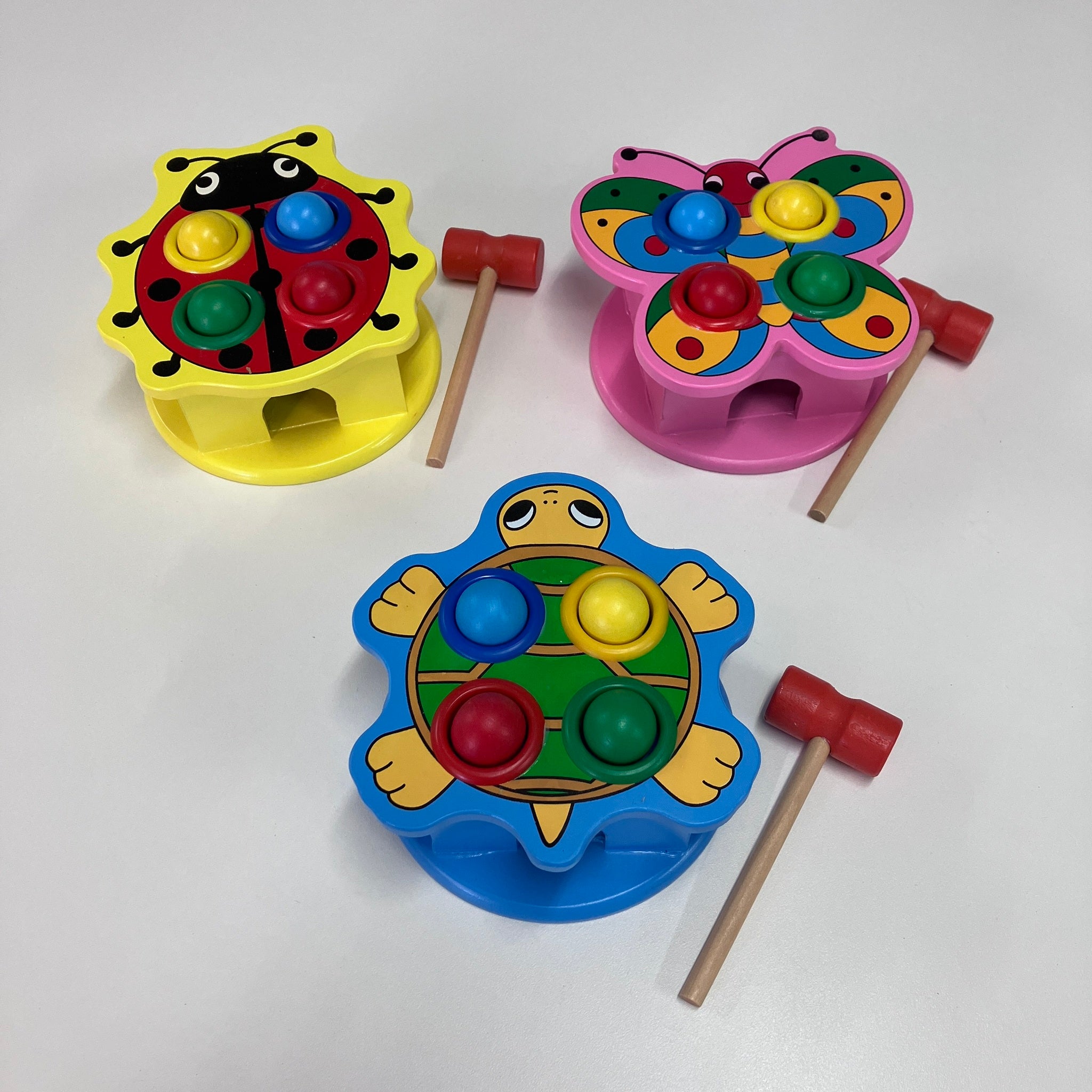 Wooden Pounding Game - Animal Stand - Assorted Designs