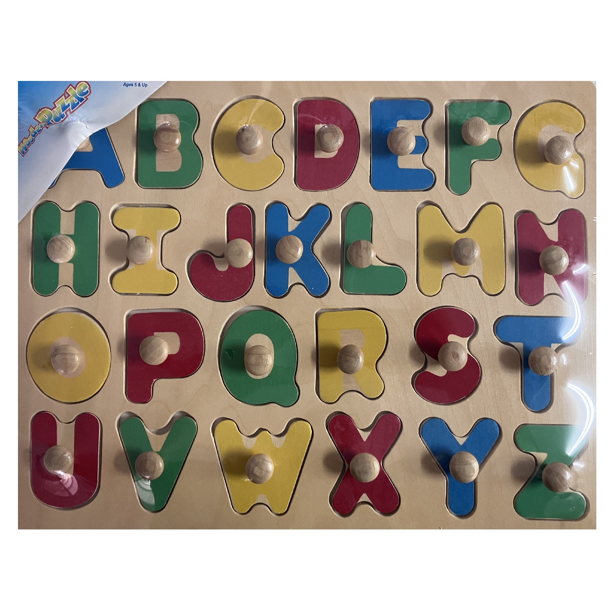 Wooden Puzzle - Alphabet Capitals