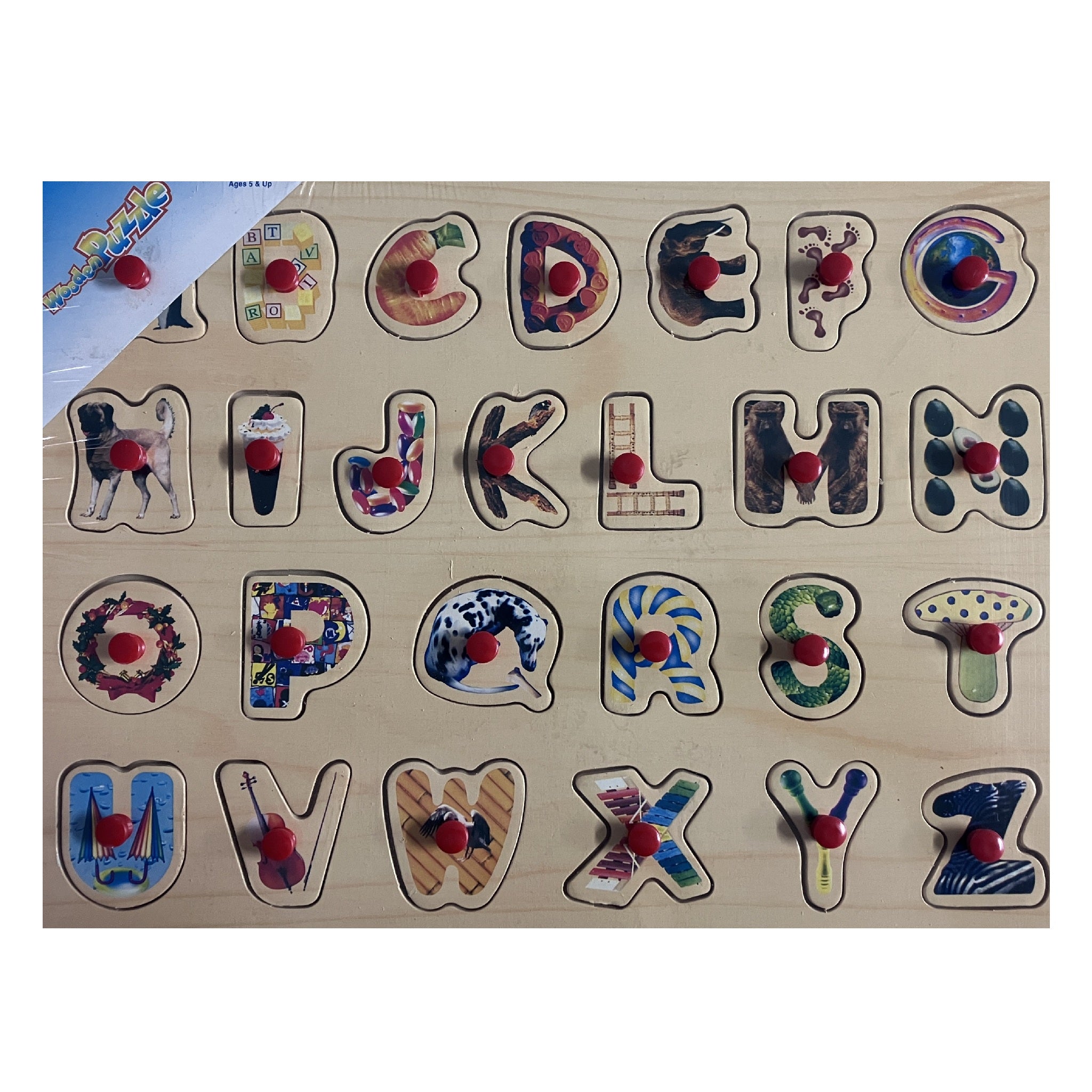 Wooden Puzzle - Alphabet Capitals