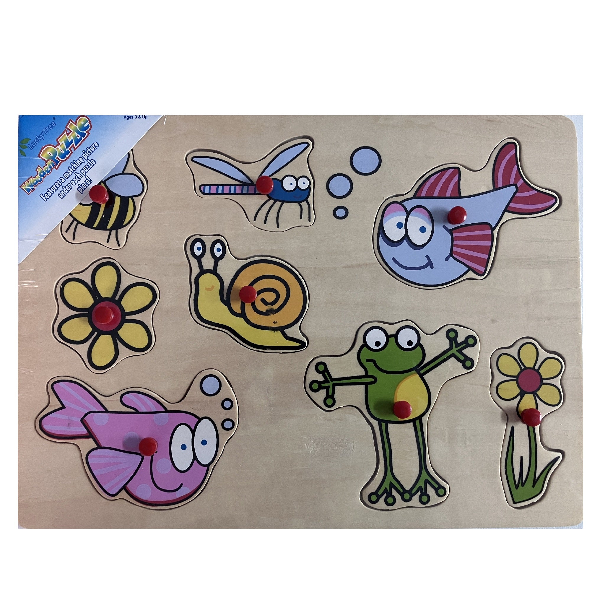 Wooden Puzzle - Garden