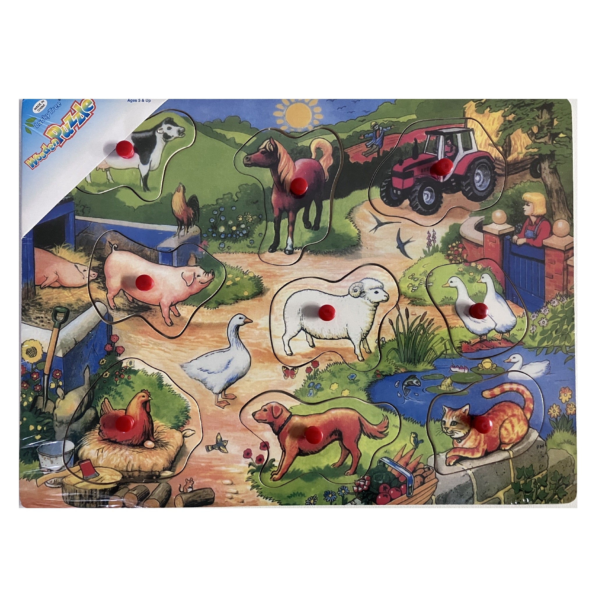 Wooden Puzzle - Farmyard