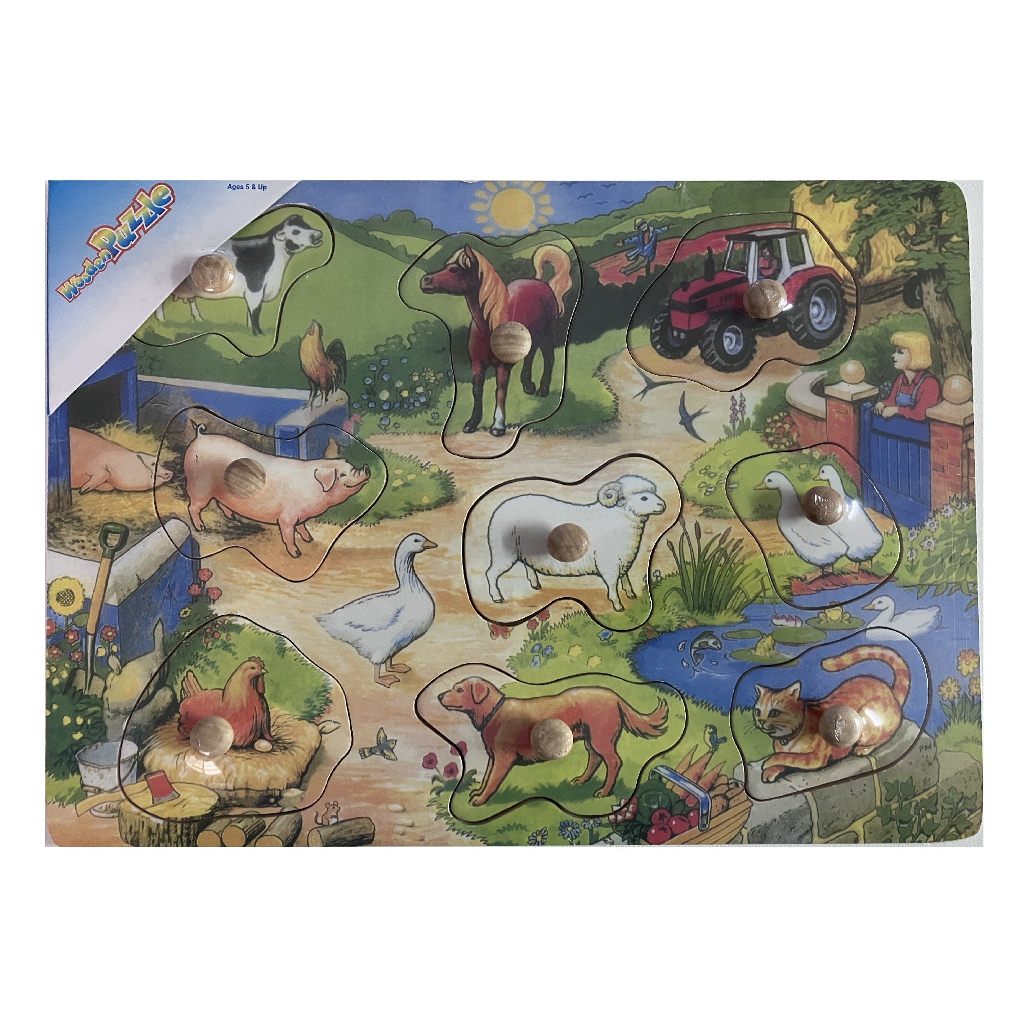 Wooden Puzzle - Farmyard