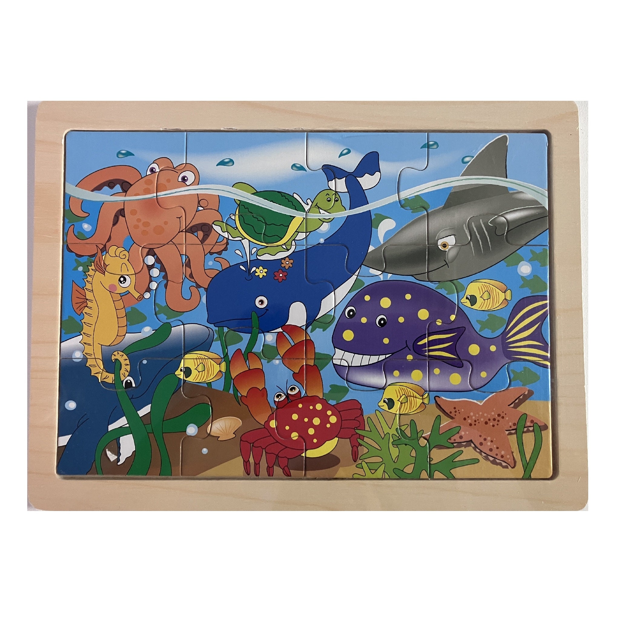 Wooden Jigsaw Puzzle - Sealife