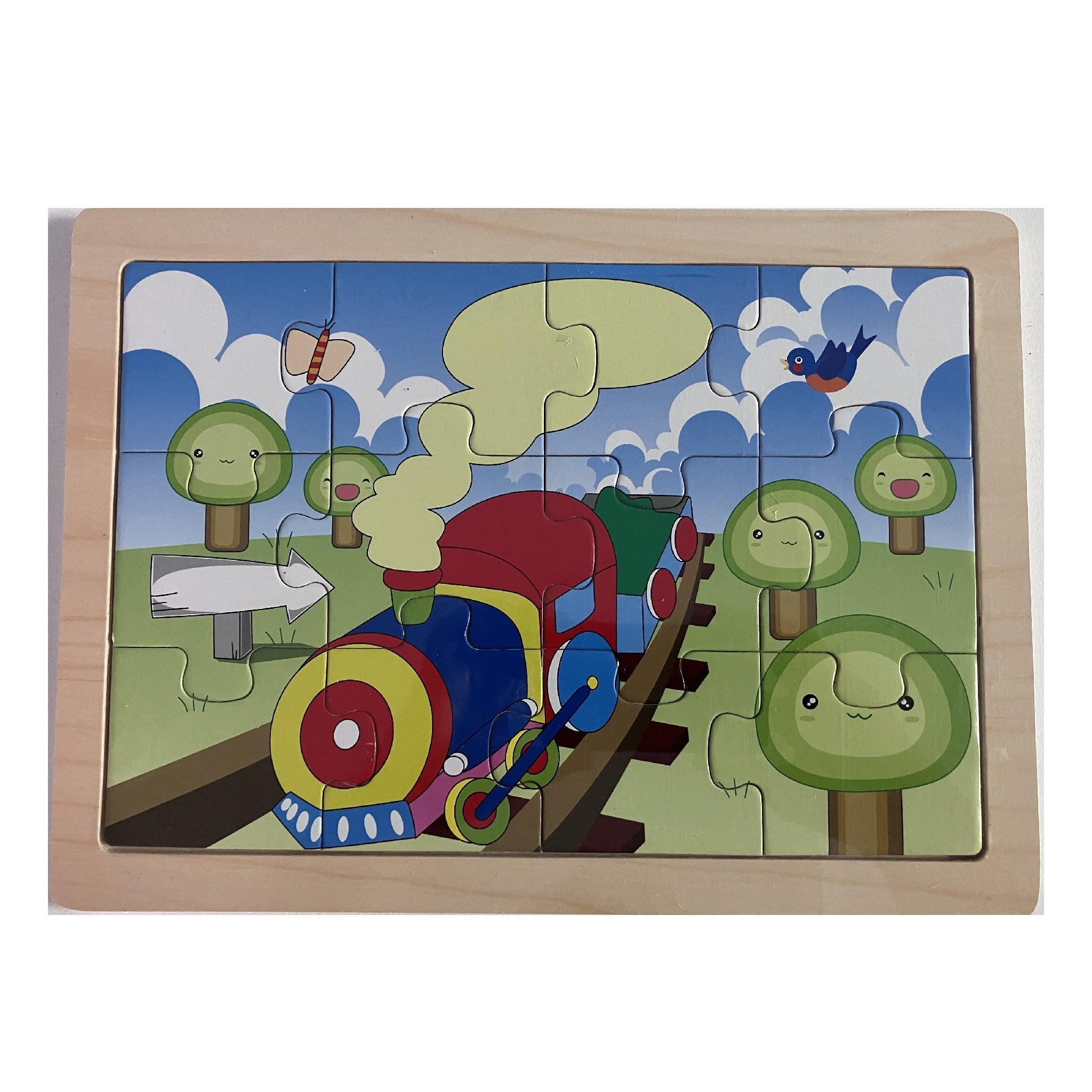 Wooden Jigsaw Puzzle - Train