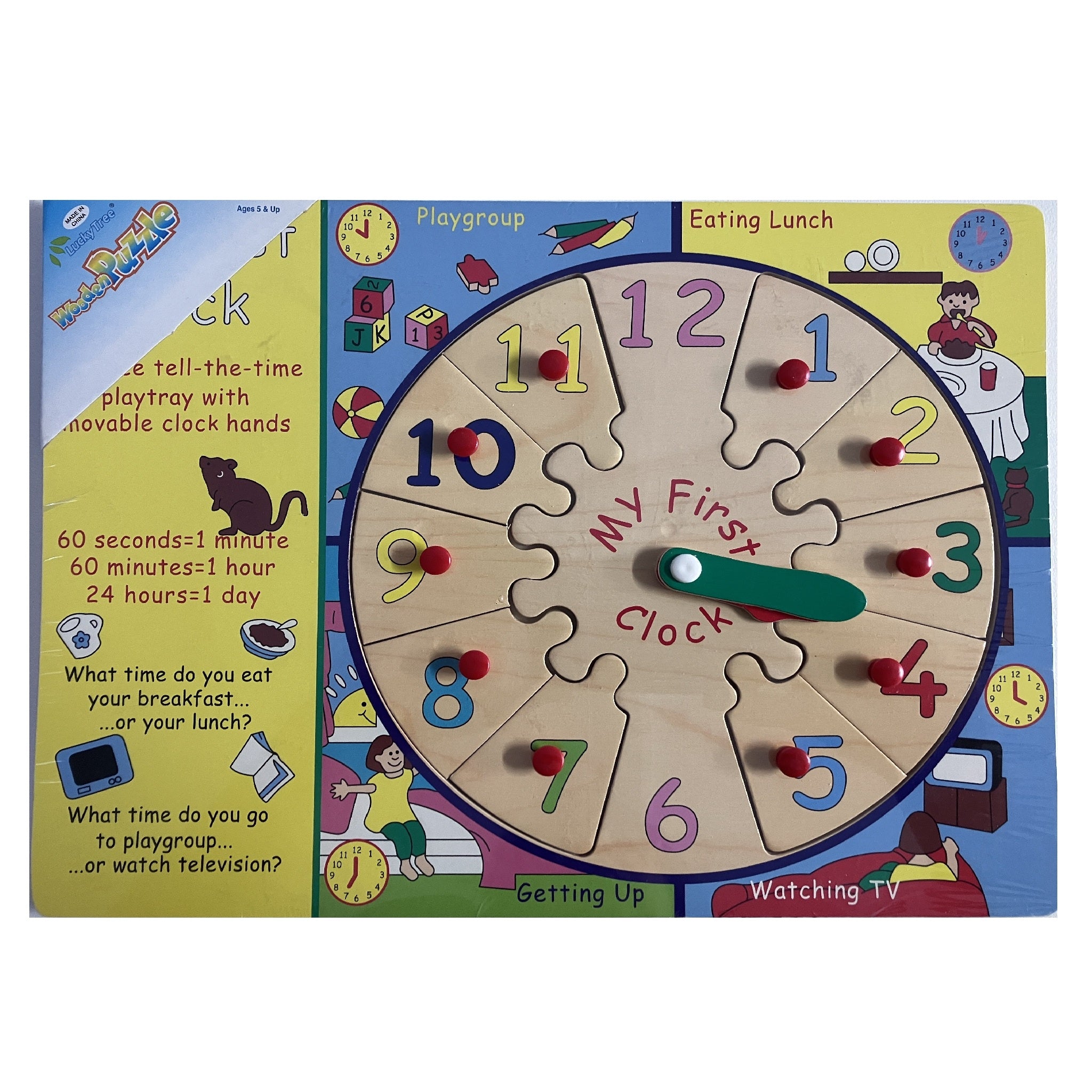 Wooden Puzzle - First Clock
