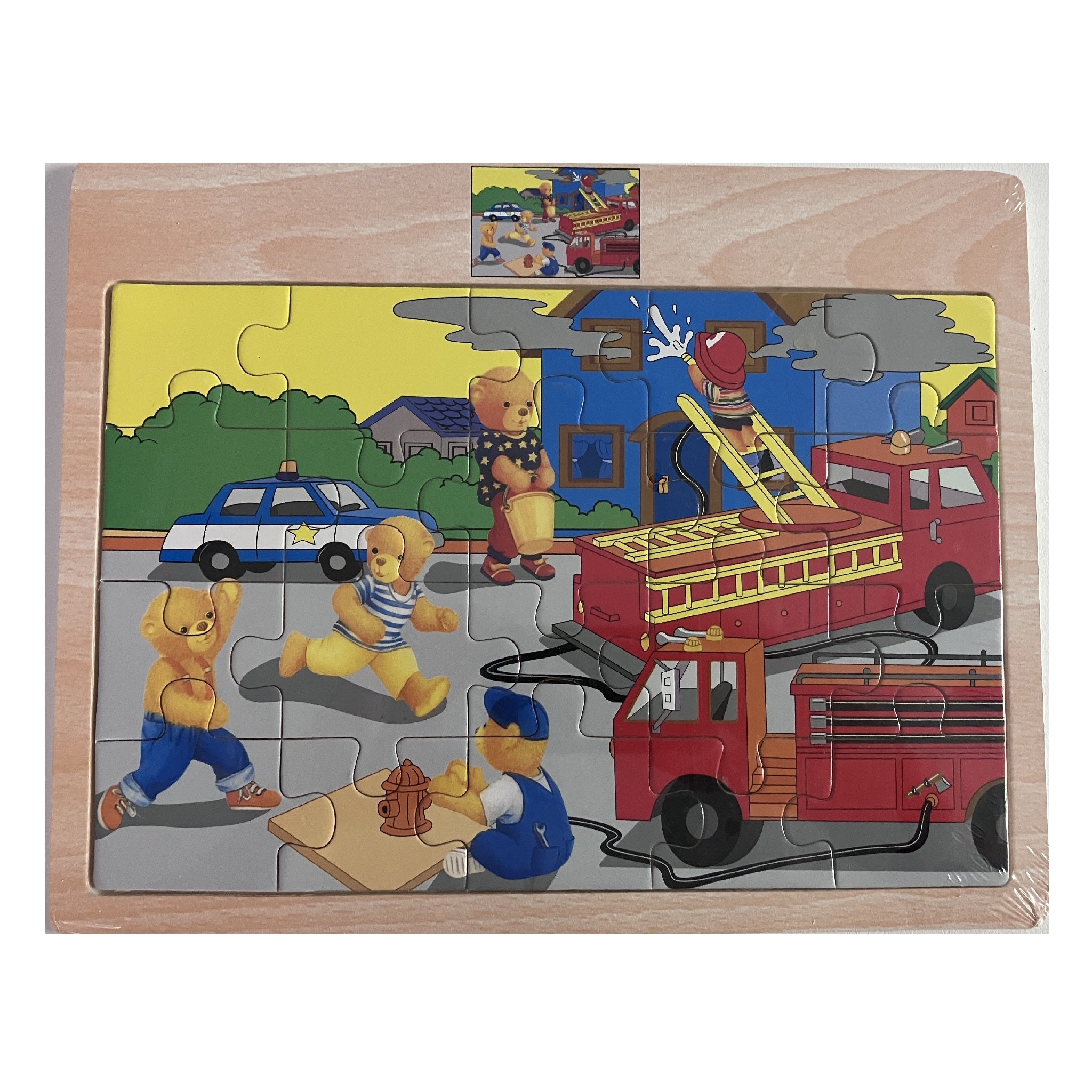 Wooden Jigsaw Puzzle - Fire Brigade