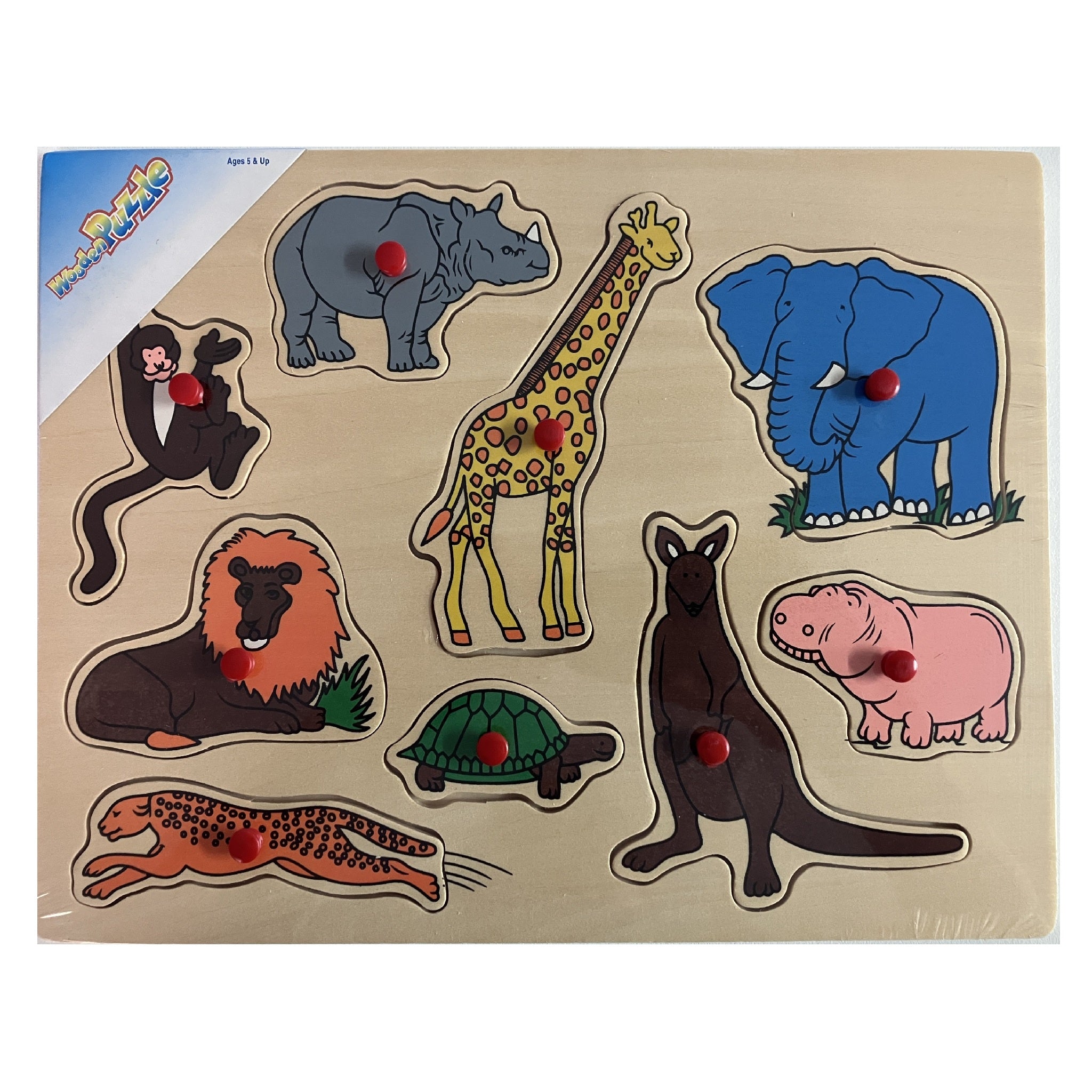 Wooden Puzzle - Wild Animals