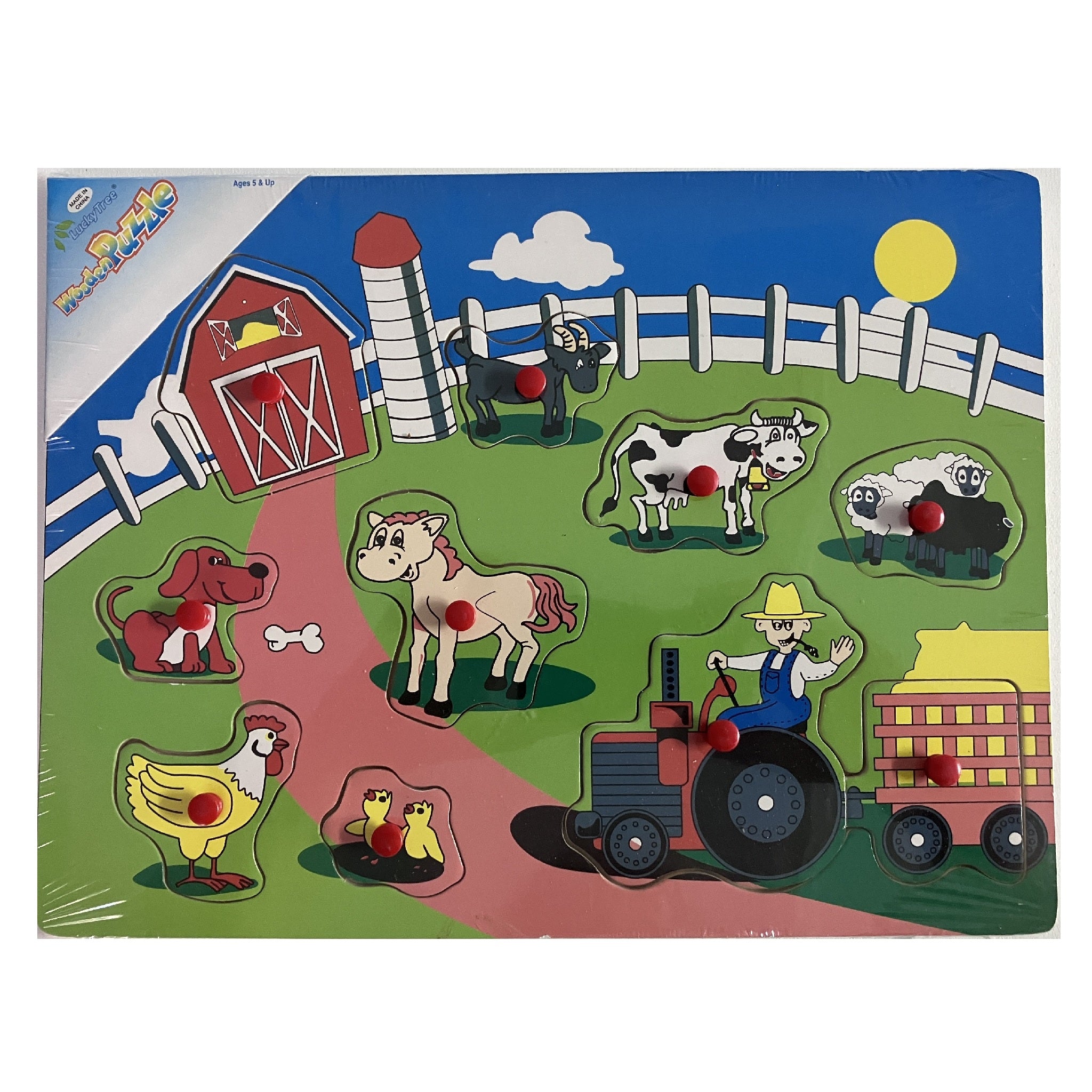 Wooden Puzzle - Farmyard