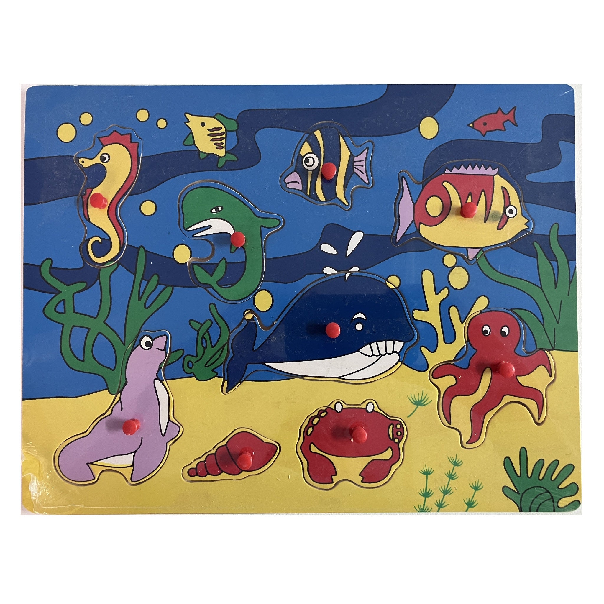 Wooden Puzzle - Sealife