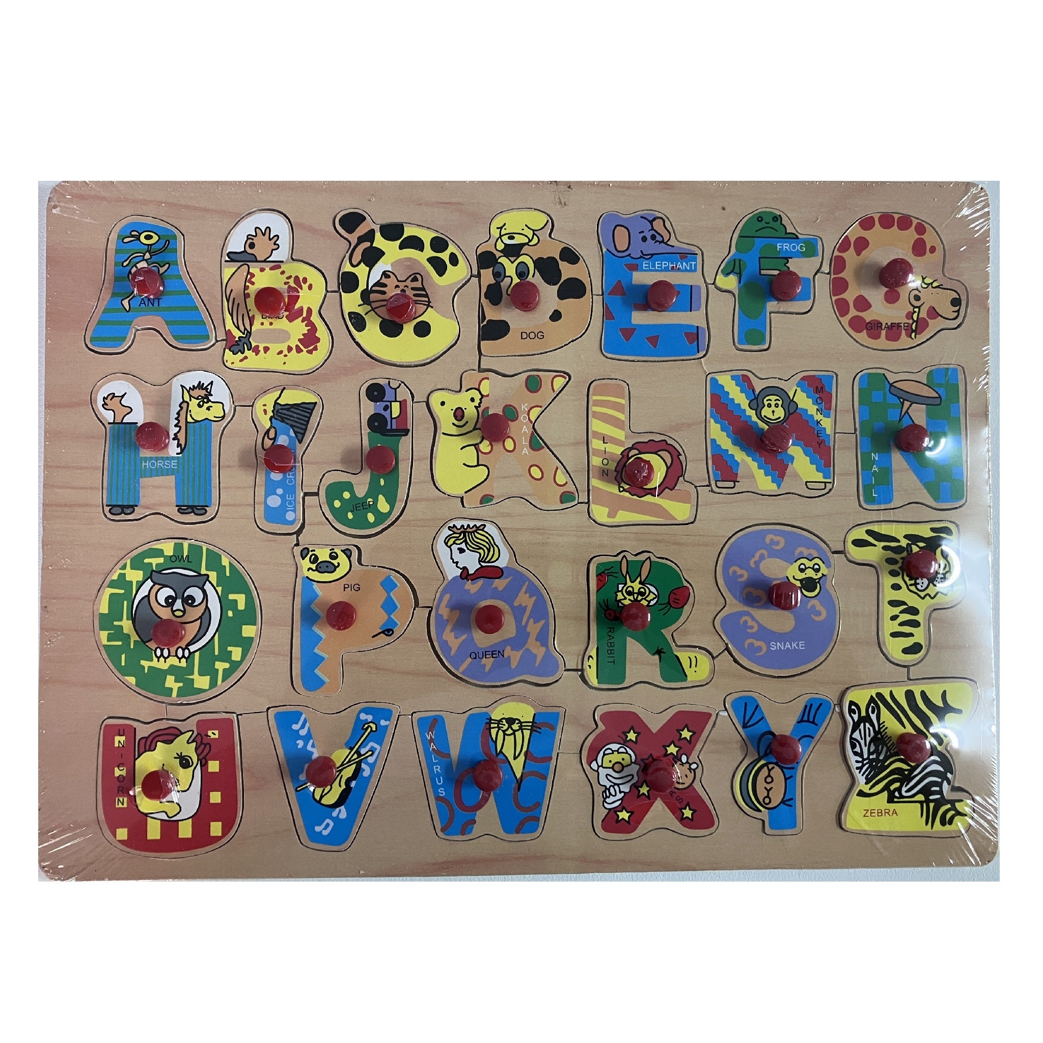 Wooden Puzzle - Alphabet Capitals